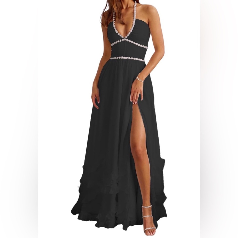Elegant Black Evening Gown